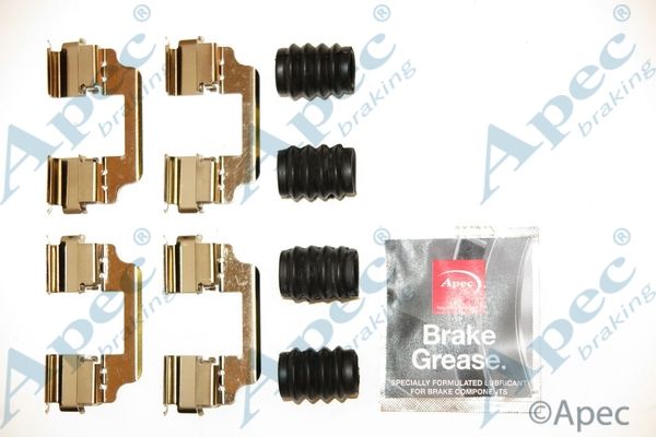 APEC BRAKING Комплектующие, колодки дискового тормоза KIT1215